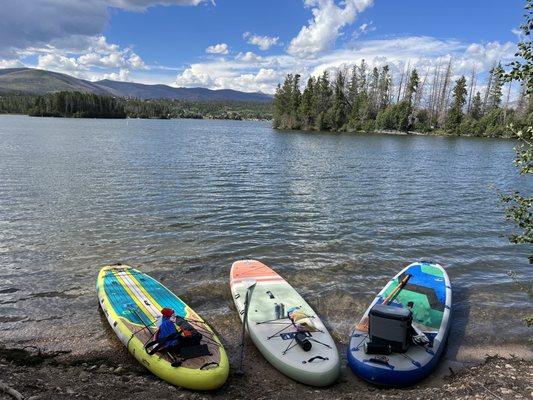 Paddle boarding