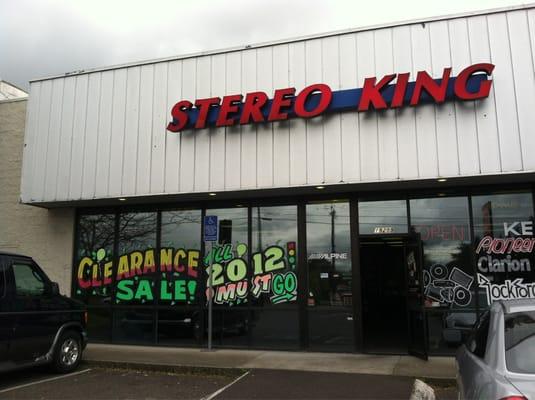 Front of Stereo King