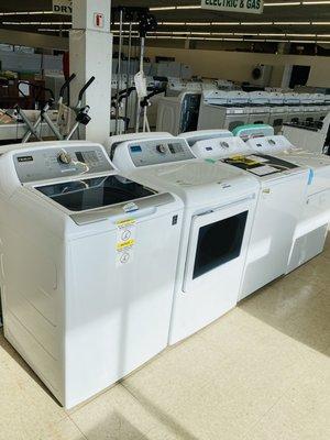 New Crosley washer and dryer sets. 10 year manufacture warranty.