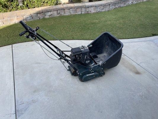 Reel mower