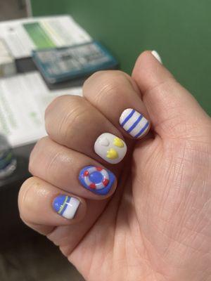 Donald Duck nails