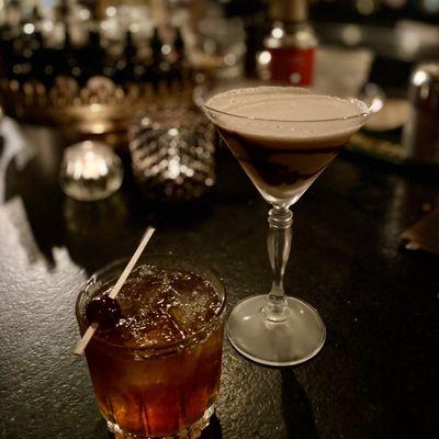 Aurelius Manhattan  and Chocolate Martini