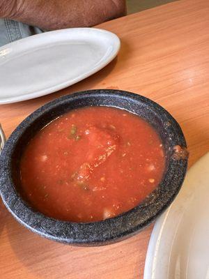 Rigo's wonderfully fresh salsa.