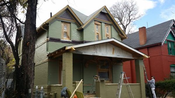 Old Baker District home getting some TLC- Fall 2014