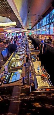 Mega Bar - 165 ft! Longest Indoor bar with great flair bartenders