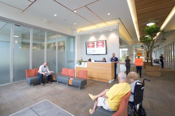 Relaxing and comfortable reception area.