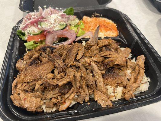 Beef Tri-Tip and Lamb Plate