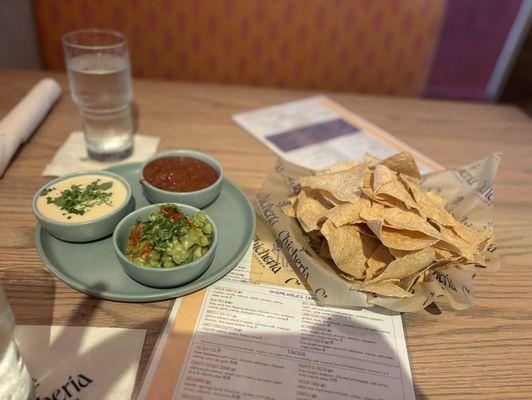 Trio of Salsa & Chips