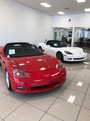 We love Corvettes! 2 of the cleanest and most pristine ones in the market.