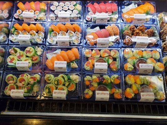 Nice sushi selection