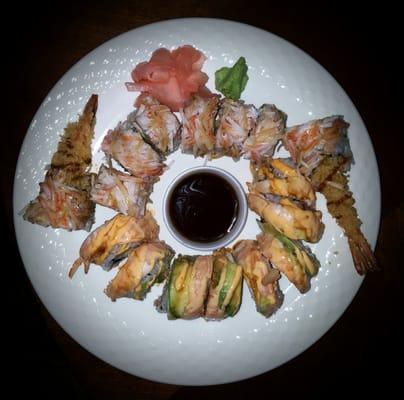 Tornado Roll (H8) & Tiger Roll (H12 - NEW Roll) [ I added Avacado ] So so so DELICIOUS!!!