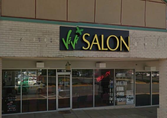 Storefront of Vivi Salon in Fairfax, VA