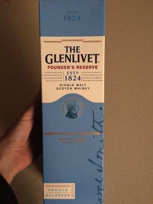 Glen Livet scotch. About 40$