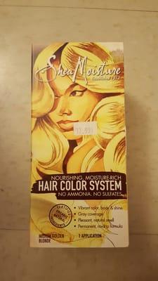 I didn't even know Shea Moisture had a hair color but you can't knock it til you try it