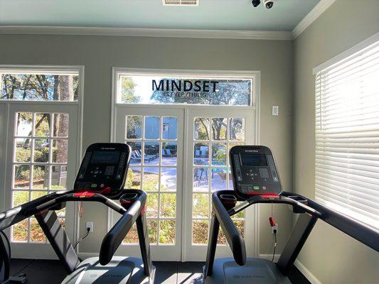 Newly renovated cardio room.