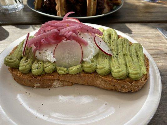 avo toast - delicious!