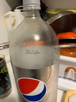 expired pepsi. just realizing .