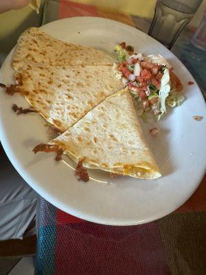 Cheese quesadillas