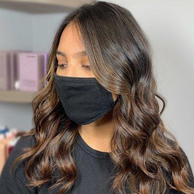 Beautiful chocolate balayage