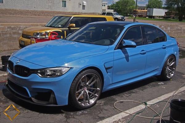 BMW M3 Full Paint Correction Ceramic Pro Silver Package 5 Year Warranty