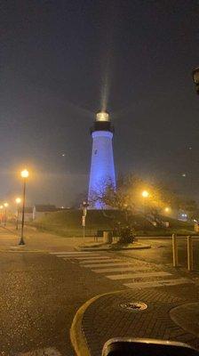 Port Isabel Lighthouse at 5am.