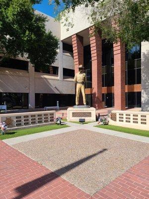 DPS Line of Duty Memorial. Honoring Troopers lost while on duty since 1958.