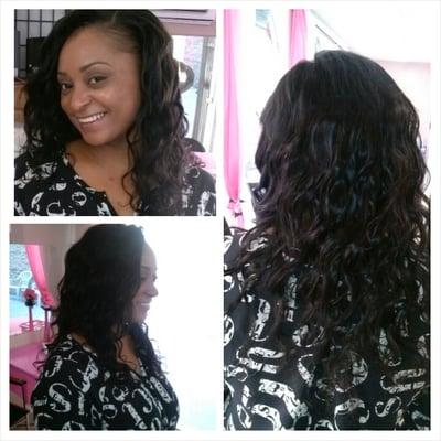 Partial sew in weave/extensions