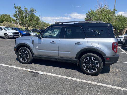 My new 2022 Ford Bronco Sport