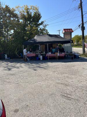 road side bbq always a good sign