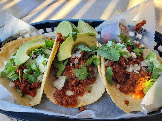 Chorizo tacos