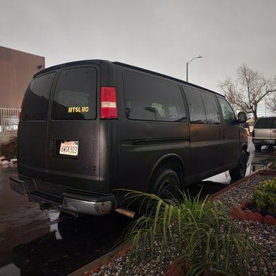 Our very first delivery van.