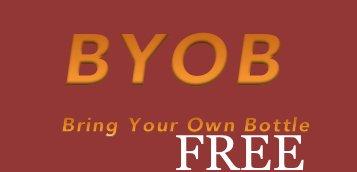 Free BYOB when you order Hookah