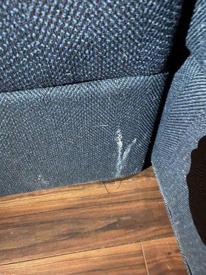 Stains on couch