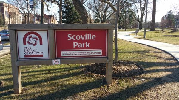 Entrance to Scoville Park