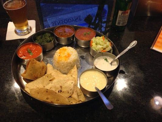 Non vegetable thali.. :)