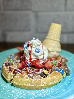 M&m waffle