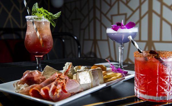 Shirliest Temple, Vintage Violet, La Spicy Shirley. Charcuterie
Photo credit @Thomas Long Beach Post