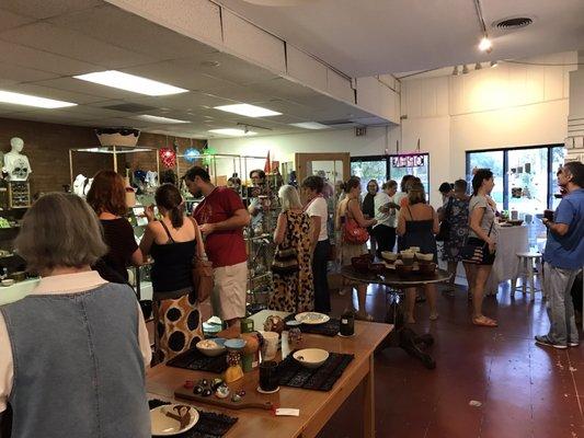 Big turn out for Charity Pie Night.  Tonight's event benefits Planned Parenthood of Arizona