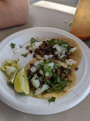 Steak tacos