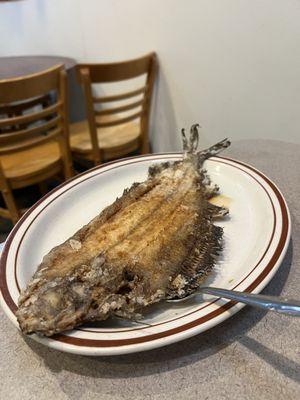 deep fried flounder