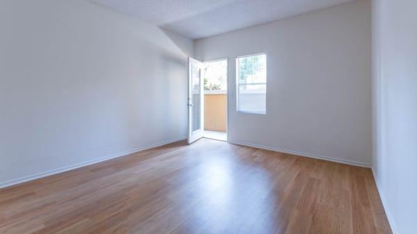 Living room with balcony