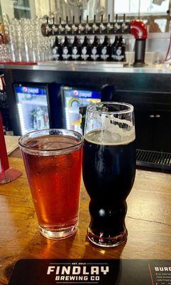 Sangria cider snd black IPA