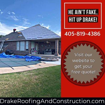 We won the bid on this home. Why? Because "He ain't fake, hit up Drake!"