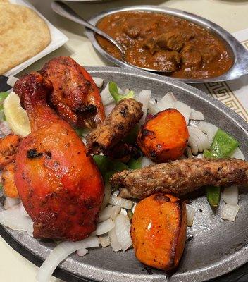 48. Tandoor of India Special Dinner for 1 (with beef curry)