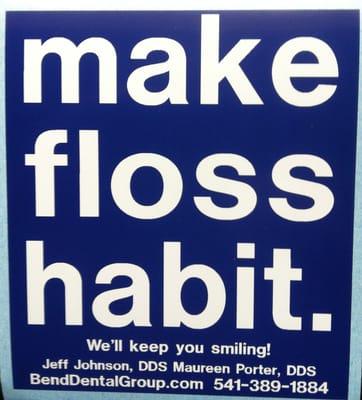 Make floss habit!