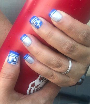 My R2D2 nails. Great job!