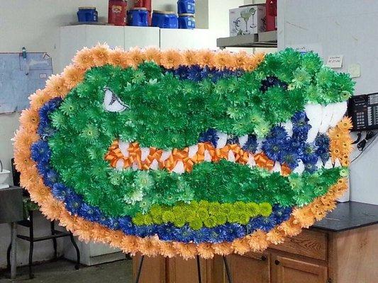 Yes, it's a Gator.  This piece was done for a memorial service.