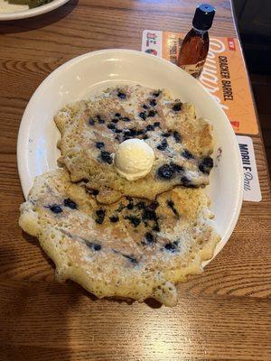 Side order blueberry pancakes