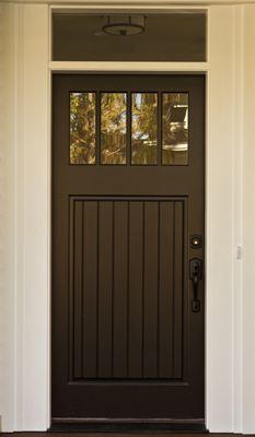 Classic Craftsman style Door.