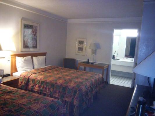 Room with double beds